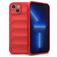 Mobigear Bumpy iPhone 14 Plus Hülle Flexibles TPU Backcover - Rot