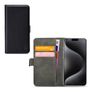 Mobilize Classic Gelly Wallet iPhone 15 Pro Hülle Klapphülle Geldbörse - Schwarz