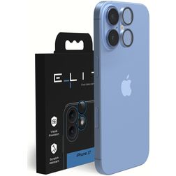 Elite iPhone 17 Panzerglas Gehärtetes Glas Kameralinsen Schutz - Hüllenfreundlich - Blau