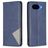 Mobigear Rhombus Slim Google Pixel 10a Hülle Klapphülle - Blau