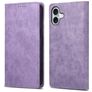Mobigear Wallet iPhone 16 Plus Hülle Klapphülle Geldbörse - Lila