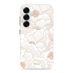 MIO Samsung Galaxy S25 MagSafe Hülle Hardcase Backcover - White Roses