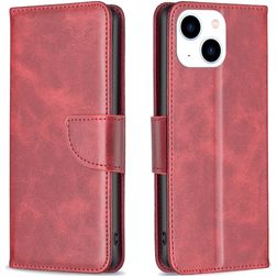 Mobigear Excellent iPhone 15 Hülle Klapphülle Geldbörse - Rot