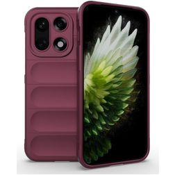 Mobigear Bumpy OnePlus 15 Hülle Flexibles TPU Backcover - Rot