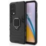 Mobigear Armor Ring OnePlus Nord 2 Hülle Hardcase Backcover Stoßfest mit Ringhalter - Schwarz