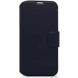 Decoded Detachable Wallet iPhone 14 Plus Hülle Echtes Leder Abnehmbare 2in1 Klapphülle Geldbörse - Steel Blue
