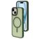 Mobiparts Hardcover iPhone 15 MagSafe Hülle Hardcase Backcover - Satin Green