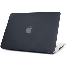 Mobigear Matte MacBook Air 13 Zoll (2010-2019) Hardshell Hülle Laptop Cover MacBook Case - Schwarz - Modell A1369 / A1466