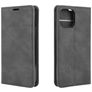 Mobigear Retro Slim iPhone 12 Pro Hülle Klapphülle Geldbörse - Schwarz
