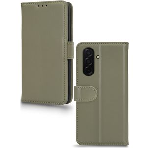 Mobilize Premium Gelly Wallet Samsung Galaxy A27 Hülle Klapphülle Geldbörse - Grün