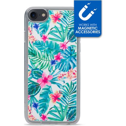 My Style Magneta iPhone SE (2022) Hülle Flexibles TPU Backcover - Jungle