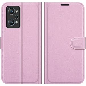 Mobigear Classic Realme GT Neo 3T Hülle Klapphülle Geldbörse - Pink