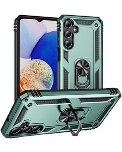 Mobigear Armor ring Samsung Galaxy A16 Hülle Hardcase Backcover Stoßfest mit Ringhalter - Grün