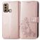 Mobigear Clover POCO X3 GT Hülle Klapphülle Geldbörse - Roségold