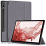 Mobigear Tri-Fold Samsung Galaxy Tab S9 Plus Hülle Klapphülle + Stifthalter - Grau