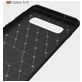 Mobigear Brushed Slim Samsung Galaxy S10 Hülle Flexibles TPU Backcover - Rot