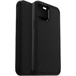 OtterBox Strada iPhone 12 Pro Hülle Echtes Leder Klapphülle - Schwarz