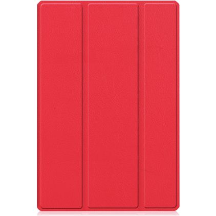 Mobigear Tri-Fold Gel Samsung Galaxy Tab A8 10.5 (2021) Hülle TPU,Kunstleder Klapphülle - Rot