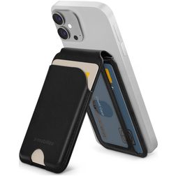 Mobilize Magnet Card Kartenetui - 5 Karten - MagSafe Kompatibel - Schwarz