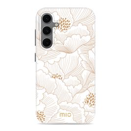 MIO Samsung Galaxy S24 FE MagSafe Hülle Hardcase Backcover - White Roses