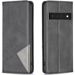 Mobigear Rhombus Slim Google Pixel 7 Pro Klapphülle - Schwarz