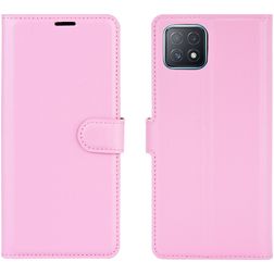 Mobigear Classic OPPO A73 5G Hülle Klapphülle Geldbörse - Pink