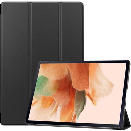 Mobigear Tri-Fold Samsung Galaxy Tab S7 FE Hülle Klapphülle - Schwarz