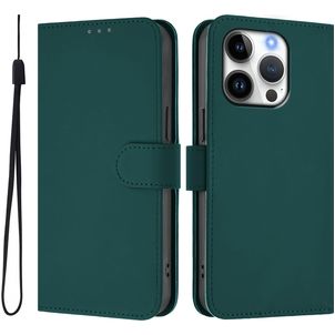 Mobigear Urban Wallet iPhone 16 Pro Hülle Klapphülle Geldbörse - Grün