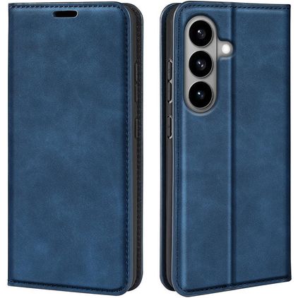 Mobigear Retro Slim Samsung Galaxy S26 Hülle Klapphülle Geldbörse - Blau