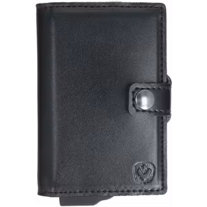 Valenta Card Case Essential Wallet Echtleder Kartenetui - 10 Karten - Schwarz