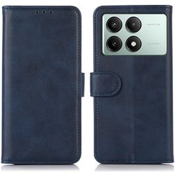 Mobigear Wallet POCO X6 Pro Hülle Klapphülle Geldbörse - Blau
