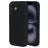 Mobiparts iPhone 16 Silikon Hülle Backcover - Schwarz
