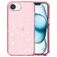 Mobigear Crystal Glitter iPhone 17e Hülle Hardcase Backcover - Pink