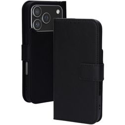 Mobiparts Classic Wallet iPhone 17 Pro MagSafe Hülle Klapphülle - Schwarz
