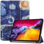 Mobigear Tri-Fold iPad Pro 11 Zoll (2021) Hülle Klapphülle - The Starry Night