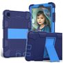 Mobigear ShieldStand Samsung Galaxy Tab A7 Lite Hülle Kunststoff,Silikon Backcover + Ständer - Blau