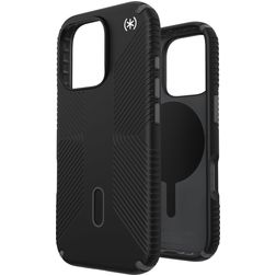 Speck Presidio2 Grip iPhone 16 Pro MagSafe Hardcase Backcover Shockproof - Schwarz