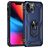 Mobigear Armor Ring iPhone 13 Hülle Hardcase Backcover Stoßfest mit Ringhalter - Blau