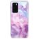 Mobigear Marble Huawei P40 Hülle Flexibles TPU Backcover - Lila