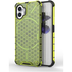 Mobigear Honeycomb Nothing Phone (2) Hülle Hardcase Backcover Stoßfest - Grün