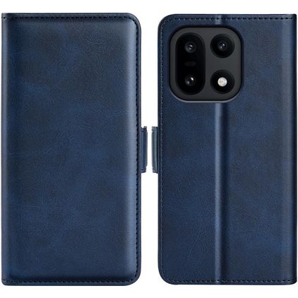 Mobigear Slim Magnet OnePlus 15 Hülle Klapphülle Geldbörse - Blau