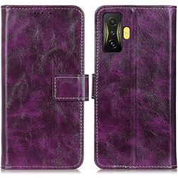 Mobigear Basic POCO F4 GT Hülle Klapphülle Geldbörse - Lila