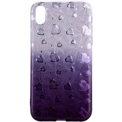 Mobigear Design iPhone XS Max Hülle Flexibles TPU Backcover - Grau