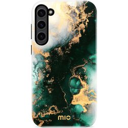 MIO Samsung Galaxy S23 MagSafe Hülle Hardcase Backcover - Green Marble