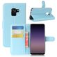 Mobigear Classic Samsung Galaxy A8 (2018) Hülle Klapphülle Geldbörse - Blau