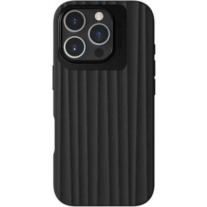 Nudient Bold iPhone 16 Pro MagSafe Hülle Hardcase Backcover - Schwarz