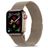 Mobigear Color Loop Milanaise Apple Watch Armband Magnetverschluss - 49/46/45/44 mm - Gold
