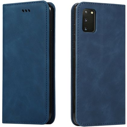 Mobigear Retro Slim Samsung Galaxy S20 Hülle Klapphülle Geldbörse - Blau