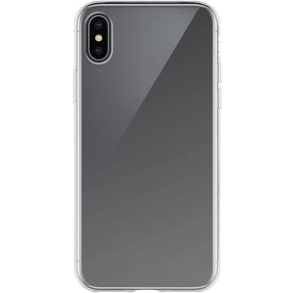 XQISIT Flex Durchsichtig iPhone XS Max Hülle Flexibles TPU Backcover - Transparent