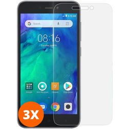 Mobigear Xiaomi Redmi Go Panzerglas Gehärtetes Glas Displayschutz - Hüllenfreundlich (3er Pack)
